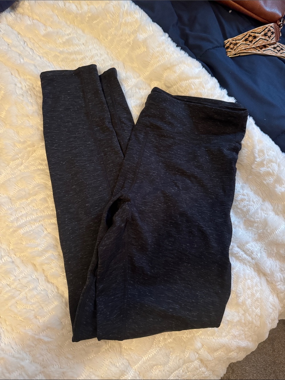Dark Heather Black Leggings